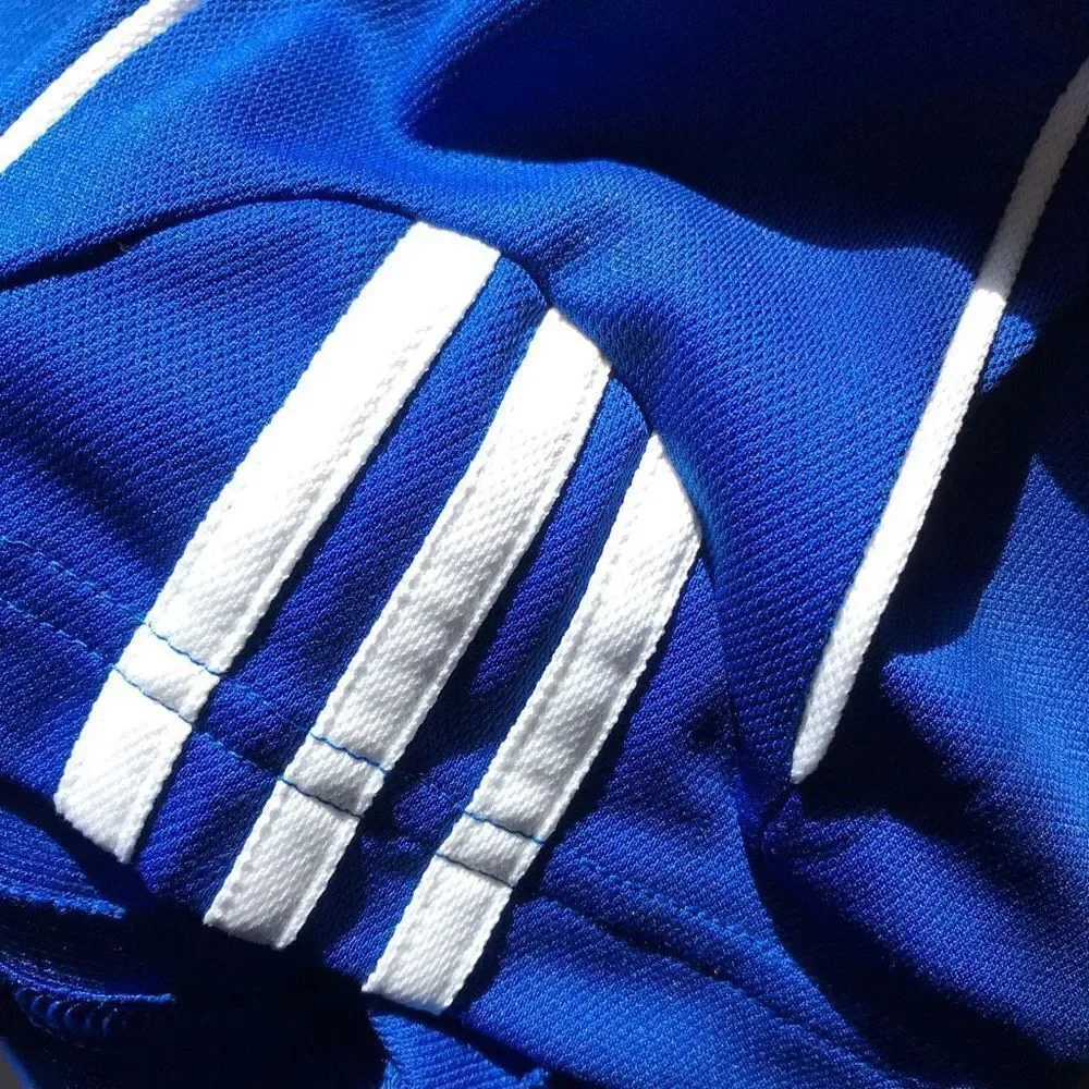 Adidas climalite golf polo shirt men’s SZ 2XL Blue short sleeve athletic